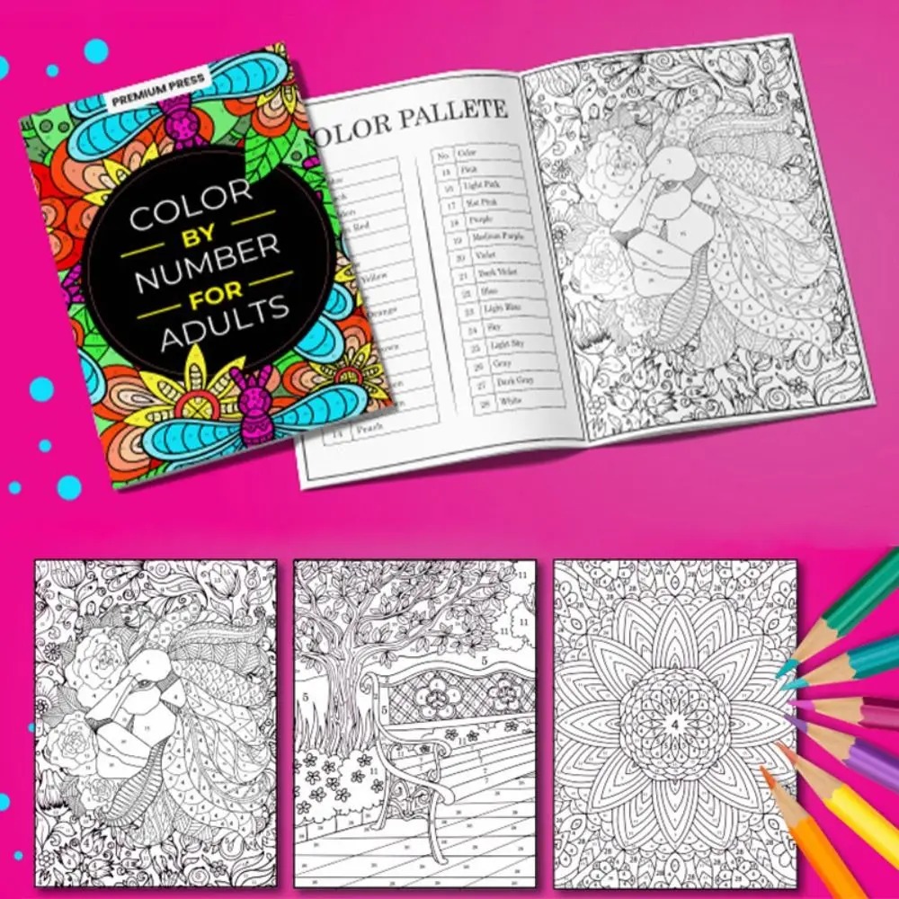 Libro de Colorear por Número d - Art And Craft Numbers reseña y precio
