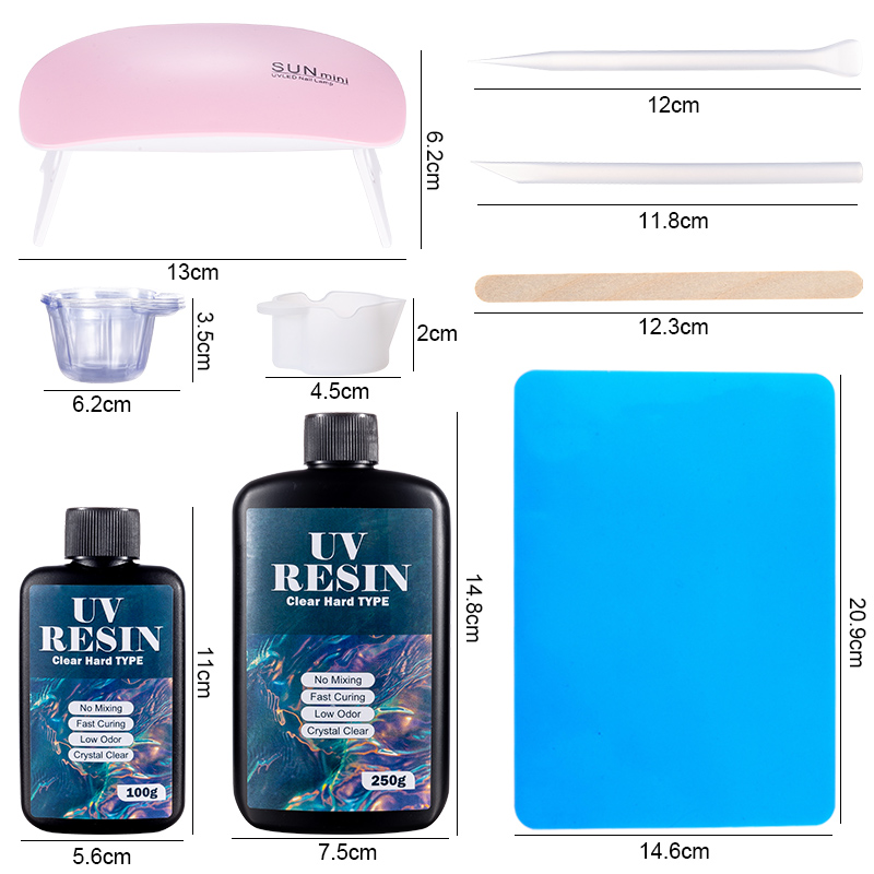 100g/250g resina UV transparen - Art Craft Glue reseña y precio