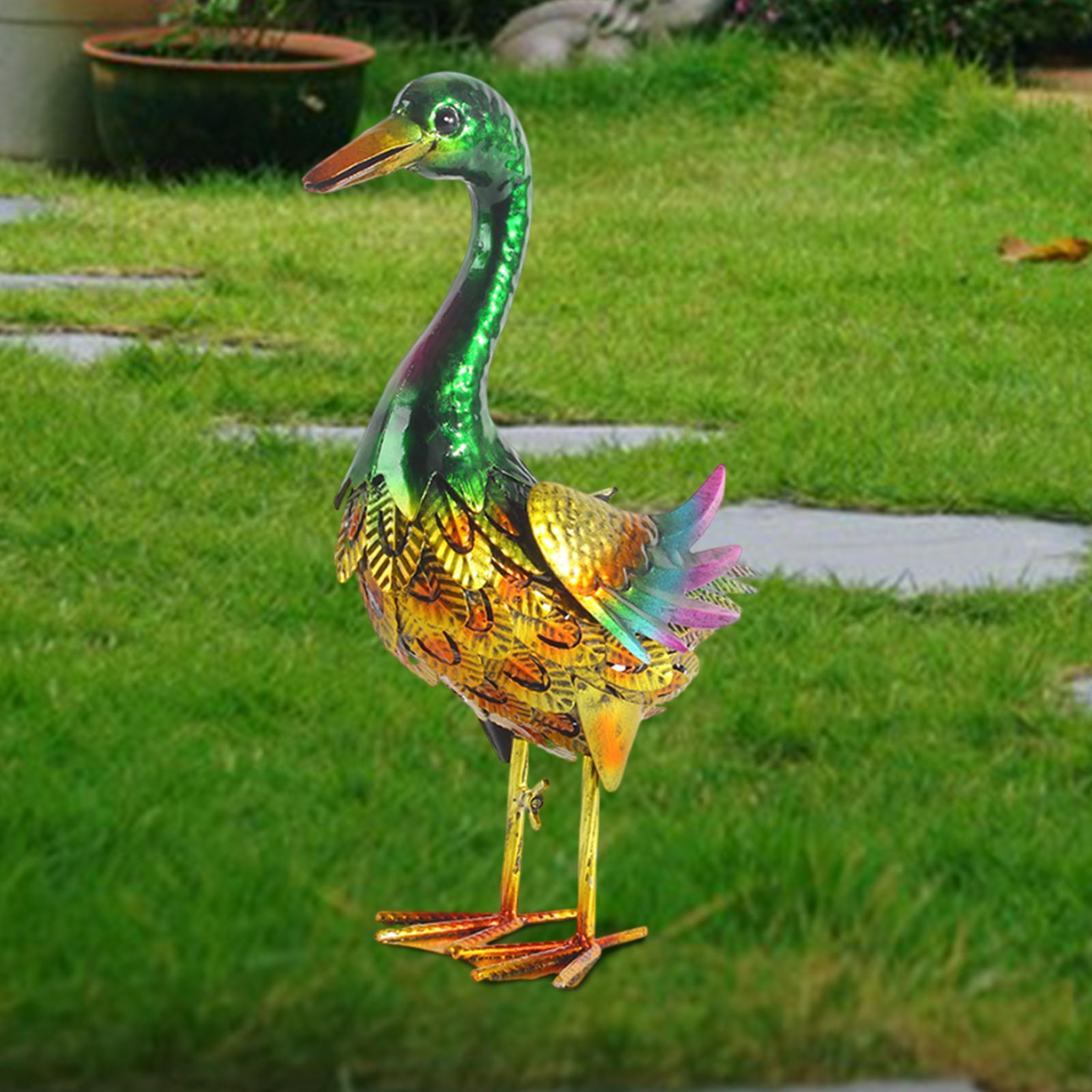Estatua de pato de pie, estatu - Art Craft Duck reseña y precio