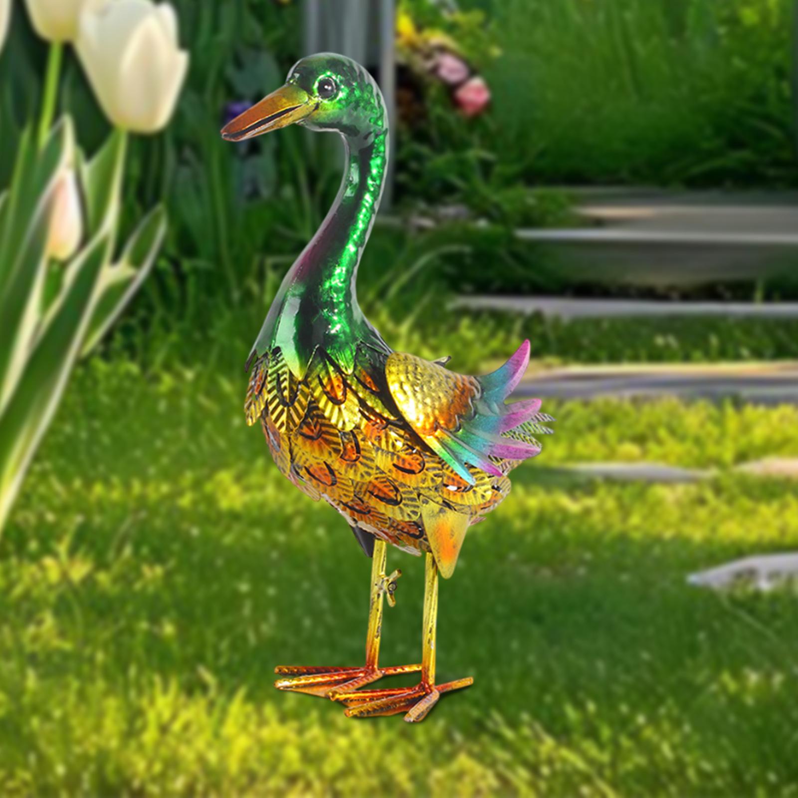 Estatua de pato de pie, estatu - Art Craft Duck reseña y precio