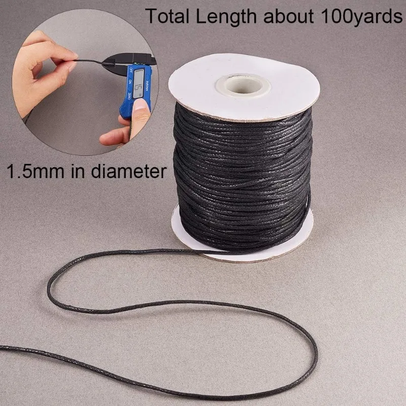 1 rollo de 100 yardas de cordó - Macrame Cord Cotton reseña y precio